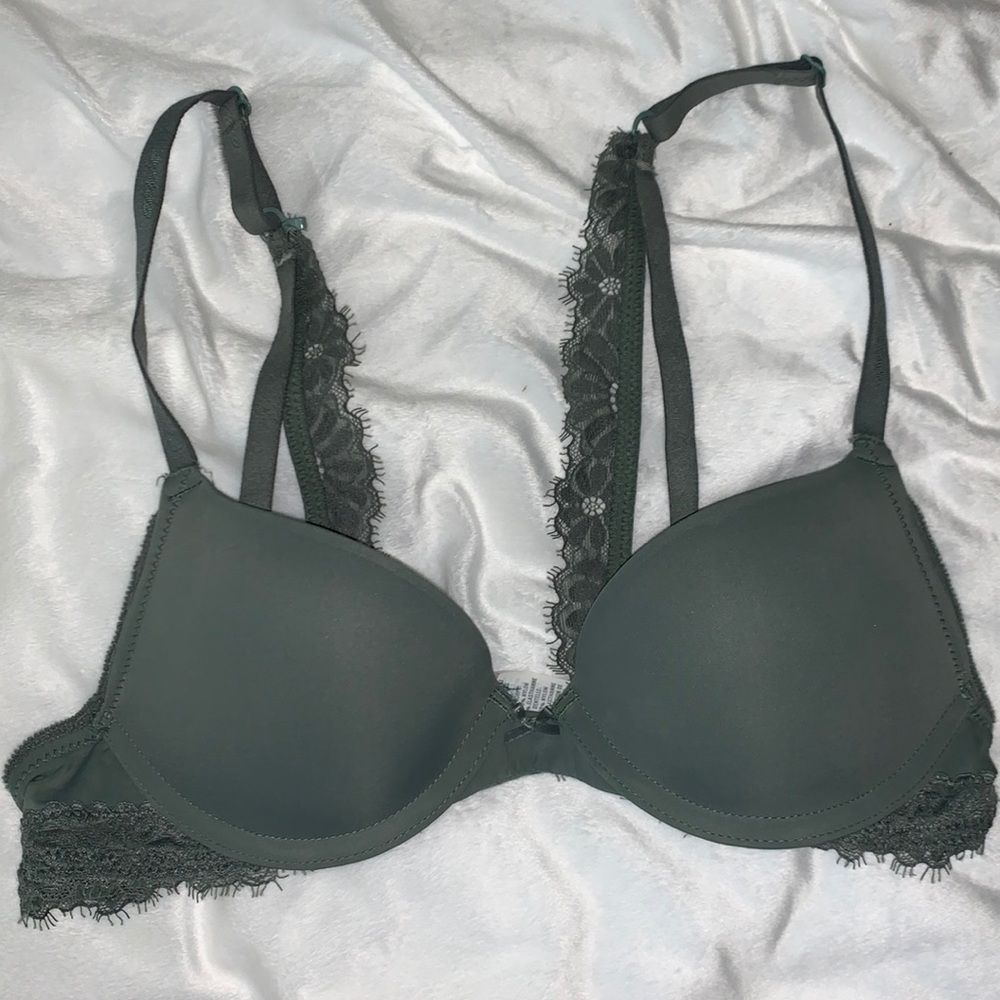 aerie Real Happy plunge push-up bra